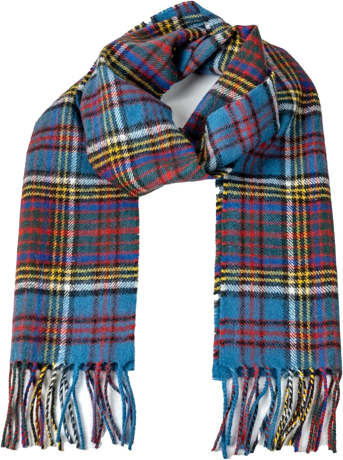 Briomhar Tartan Plaid Scottish Scarf - 100% Lambswool Made in Scotland for Men or Women - Image 1
